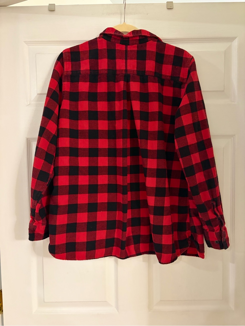 Woolrich flannel buffalo plaid button down 100% cotton long sleeve shirt XXL - Picture 2 of 8